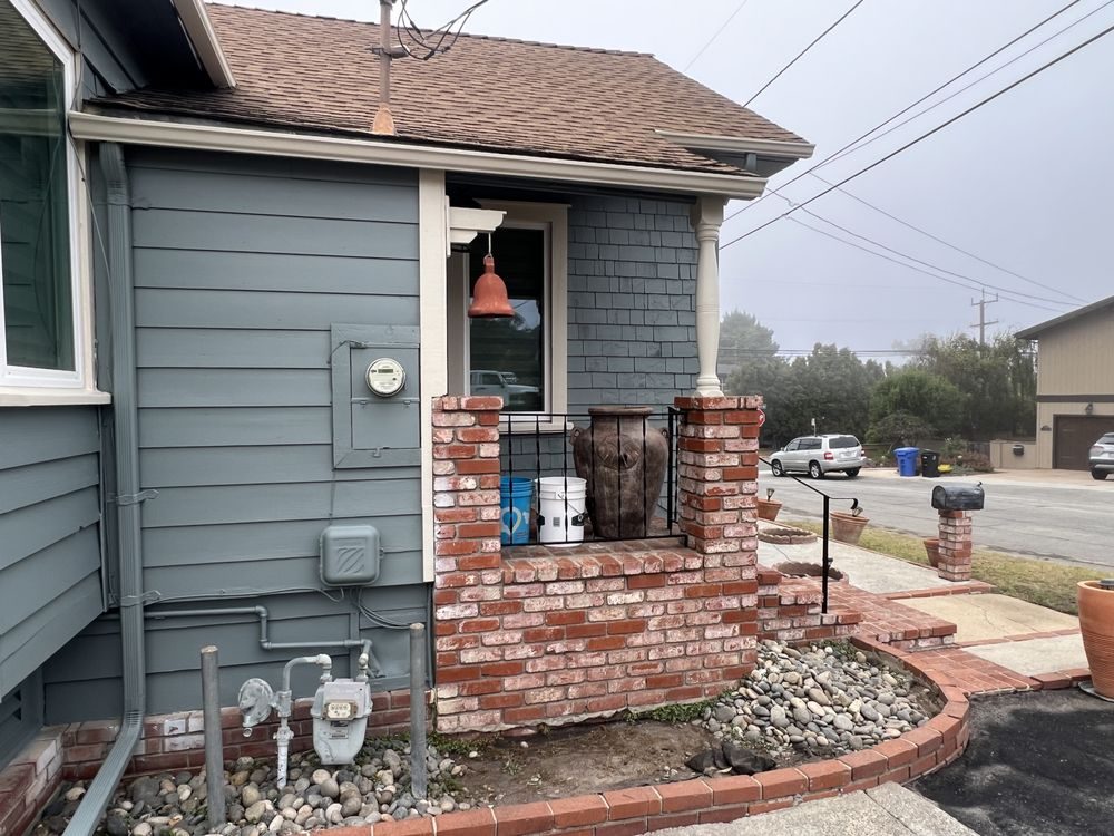 Craftsman home siding and trim painting in Castroville, California