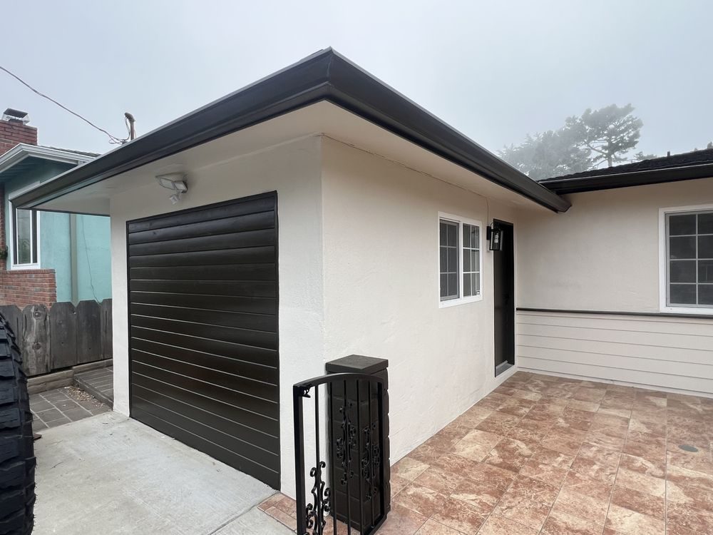 Exterior painting of a home and garage in Monterey County