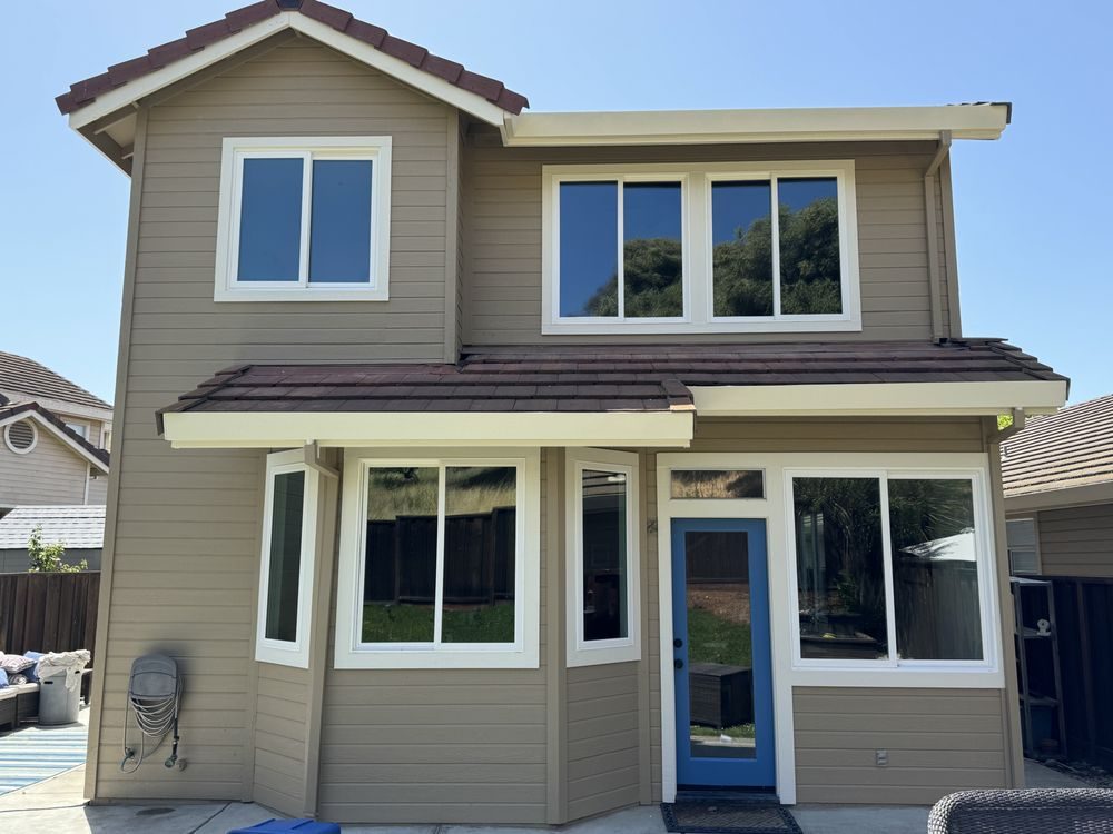 Two-story home exterior repainted in Prunedale, California